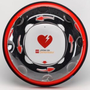Rotaid-klar-rot (2) Rotaid Solid Plus AED Wandschrank HEAT – Außen für z.B. Lifepak CR2, Lifepak CR Plus, Lifepak 1000 uva