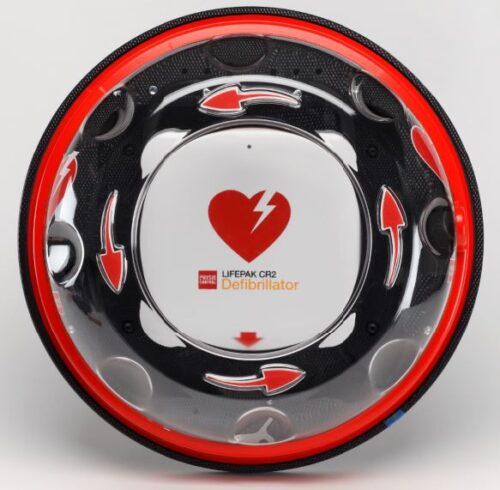 Rotaid Solid Plus AED Wandschrank HEAT – Außen für z.B. Lifepak CR2, Lifepak CR Plus, Lifepak 1000 uva